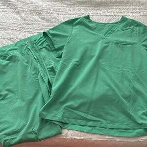 Mandala Mint Green Scrubs